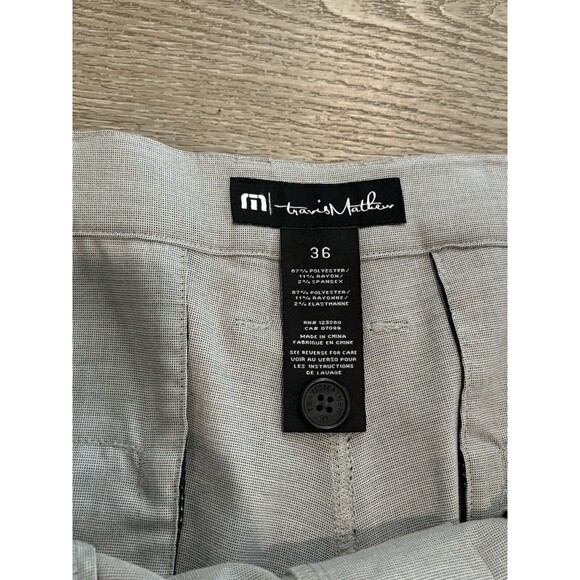 Travis Mathew Golf Pants Men's 36 Gray Performance Active Wear Preppy Golf - Picture 5 of 8